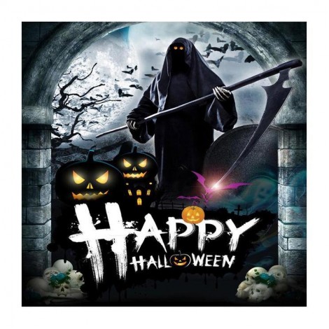 Best Halloween Death Pattern 5d Diy Diamond Painting Kits UK QB8148
