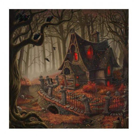 Best Cartoon Halloween 5d Diy Cross Stitch Diamond Painting Kits UK QB8038