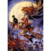 2019 Cartoon Witch 5d Diy Diamond Painting Kits UK VM8044