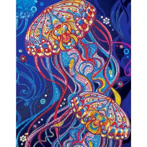 Half Drill Dream Jellyfish Diamond Painting Kits HD90038