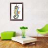 Modern Art Seahorse 5D Diy Embroidery Cross Stitch Diamond Painting Kits UK NA0305