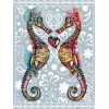 Cartoon Seahorse 5D Diy Embroidery Cross Stitch Diamond Painting Kits UK NA00362