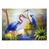 Watercolor Special Red Crowned Crane Diy Diamond Painting Kits UK QB6204