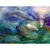 Fantasy Dream Full Square Diamond Dolphin 5d DIY Diamond Painting Kits UK VM8186