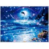 2019 Dream Cut Dolphin Pattern Wall Decor 5d Diy Diamond Painting Kits UK VM9754