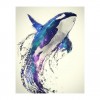 Watercolor Dream Dolphin 5d Diy Cross Stitch Diamond Painting Kits UK QB6526