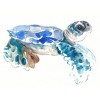 Full Square Drill Turtle 5D Diy Watercolor Diamond Painting Kits UK NA0230