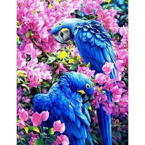 2019 Hot Sale Blue Parrot Bird 5d Diy Diamond Painting Kits UK VM9218