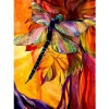 2019 Dream Full Square Dragonfly Pattern 5d Diy Diamond Painting Kits UK VM9816