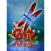Full Drill Dragonfly 5D Diy Watercolor Diamond Painting Kits UK NA0113