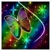 Crystal Cross Stitch Dream Butterfly Diy 5d Full Diamond Painting Kits UK QB05422