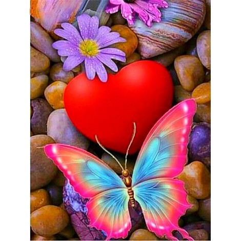 5d Embroidery Special Hot Sale Butterfly And Flowers Diy Diamond Painting Kits UK VM9030