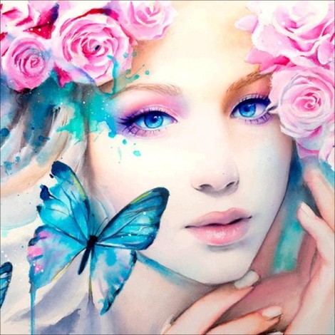 Butterfly Beauty 2019 New Hot Sale 5d Diy Diamond Painting Kits UK VM98135