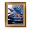2019 New Hot Sale Blue Beautiful Butterfly 5d Cross Stitch Rhinestone Painting UK VM1206