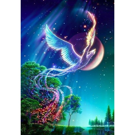 Fantasy Phoenix 5D Diy Embroidery Cross Stitch Diamond Painting Kits UK NA0074