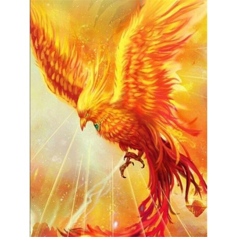 Full Square Dream Phoenix 5D Diy Embroidery Cross Stitch Diamond Painting Kits UK NA0080