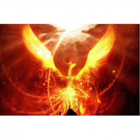 Hot Sale Phoenix Pattern 5d Diy Cross Stitch Diamond Painting Kits UK QB6456