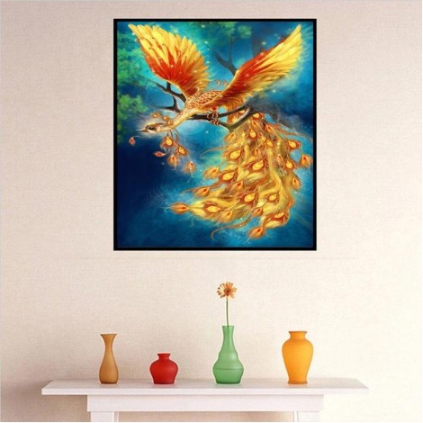 2019 New Phoenix 5d Diy Cross Stitch Diamond Painting Kits UK QB6459