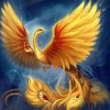 Hot Sale Full Square Drill Phoenix 5D Diy Cross Stitch Diamond Painting Kits UK NA0071