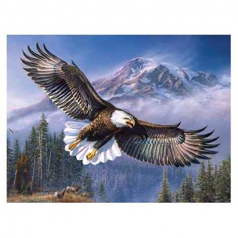 2019 Hot Sale Animal Eagle Portrait 5d Diy Diamond Painting Kits UK VM7814