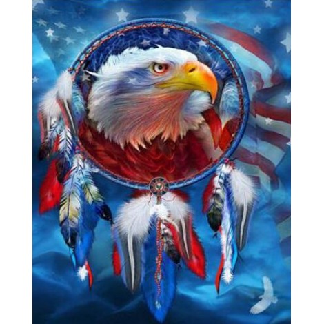 Eagle Animal 2019 Dream Catcher Wall Decoration 5d Diy Diamond Painting Kits UK VM9128