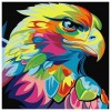 Best Birthday Gift Special Colorful Eagle Diy 5d Diamond Embroidery Kits UK VM3523