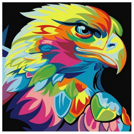 Best Birthday Gift Special Colorful Eagle Diy 5d Diamond Embroidery Kits UK VM3523