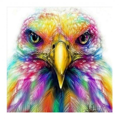 Hot Sale Modern Art Styles Pretty Colorful Eagle Diamond Painting Kits UK Af9734