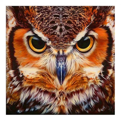 Cheap Cool Owl Diamond Painting Kits UK For Kids AF9238