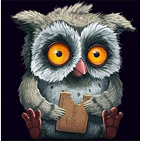 2019 New Hot Sale Popular Funny owl 5d Diy Diamond Painting Kids Kits UK VM3546