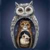 2019 Cartoon Owls Pattern Home Decor 5d Diy Diamond Painting Kits UK VM96821