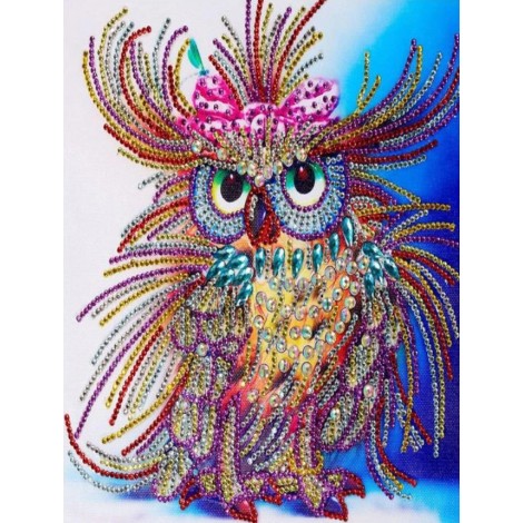 Hot Sale Lovely Colorful Owl Diamond Painting Kits UK AF9273