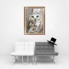 Wall Decoration Cheap Lovely White Owl Diamond Painting Kits UK AF9254