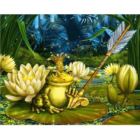 Modern Art 5D Diy Embroidery Cross Stitch Diamond Painting Kits UK Frog NA0121