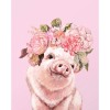 Watercolor Pig 5D Diy Embroidery Cross Stitch Diamond Painting Kits UK NA00319