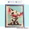 Cartoon Full Square Drill Pig 5D Diy Cross Stitch Diamond Painting Kits UK NA0317