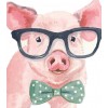 Watercolor Pig 5D Diy Embroidery Cross Stitch Diamond Painting Kits UK NA90341