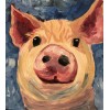2019 New Full Drill Pig 5D Diy Cross Stitch Diamond Painting Kits UK NA00344