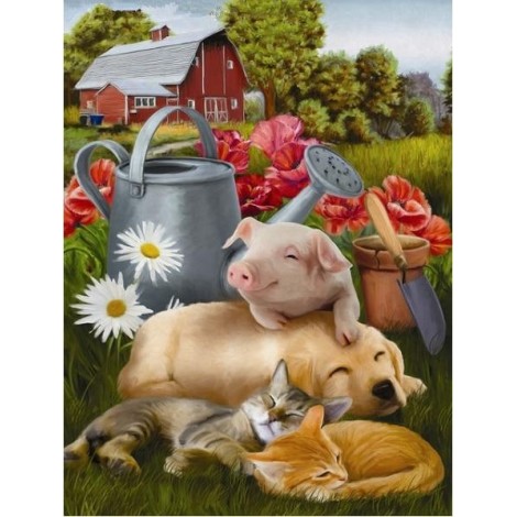 2019 Special Farm Animal Pattern 5d Diy Diamond Painting Kits UK VM96168