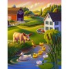 Cartoon Full Drill Pig 5D Diy Cross Stitch Diamond Painting Kits UK NA0335