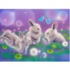 2019 Dream Cute Rabbit Pattern 5d Diy Diamond Painting Kits UK VM9688