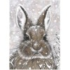 Full Square Drill Winter Rabbit 5D Diy Cross Stitch Diamond Painting Kits UK NA0219