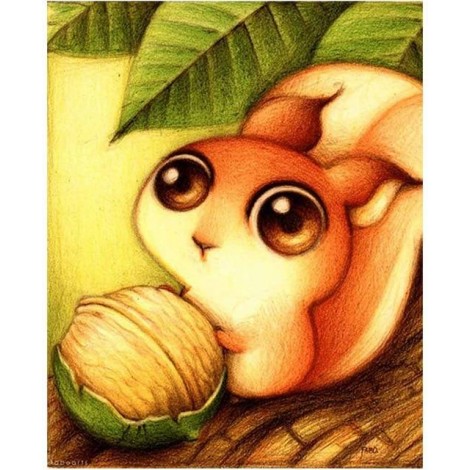 Cartoon Rabbit 5D DIY Embroidery Cross Stitch Diamond Painting Kits UK NA0798