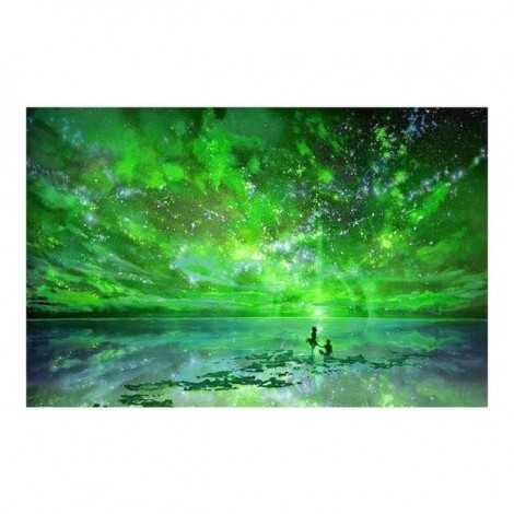 2019 Dream Fantastic Night Sky Diy 5D Mosaic Diamond Painting UK VM1164