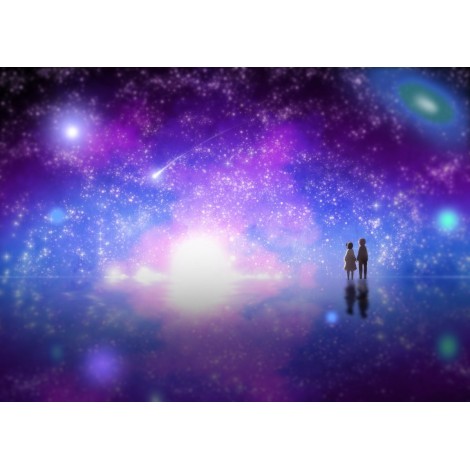 Dream Starry Space Lover 5D Diy Diamond Painting Kits UK VM90942