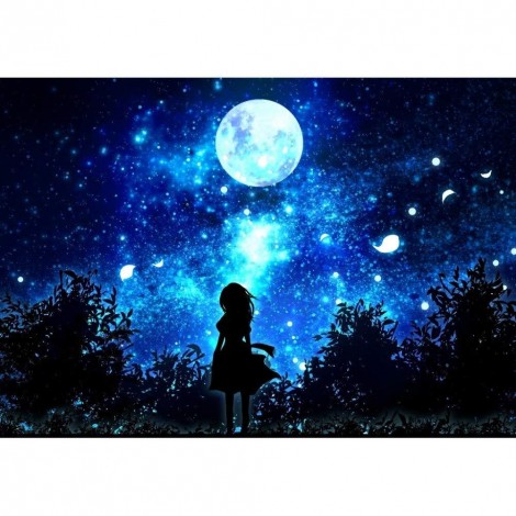 2019 Dream Landscape Starry Sky 5d Diy Embroidery Crystal Kits UK VM20470