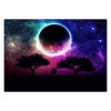 Cheap Dream Colorful Night Sky Star 5d Diy Diamond Painting Kits UK VM7232
