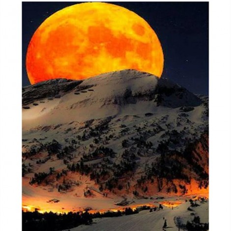 2019 Beautiful Moon Landscape Embroidery 5D DIY Diamond Painting Kits UK VM10001