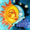Special Sun And Moon Pattern Mosaic Cross Stitch VM92341