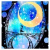 2019 Moon Girl Bridge Mosaic Cross Stitch 5D DIY Diamond Painting Kits UK VM90213